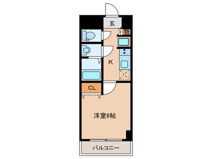 間取図 ドミニアムパレス東洋