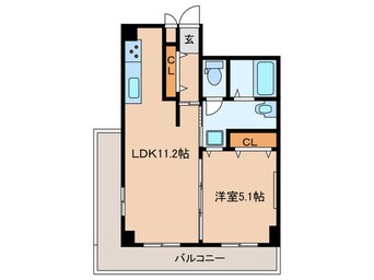 間取図 ドミニアムパレス東洋