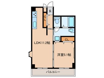 間取図 ドミニアムパレス東洋