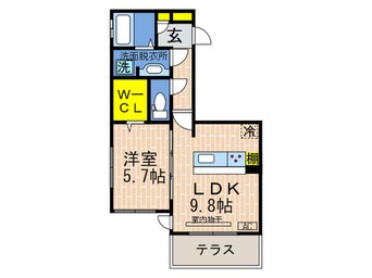 間取図 グランクレール兵庫町