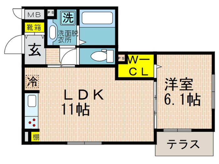間取り図 グランクレール兵庫町