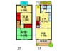 テラスハウス若林 4DKの間取り