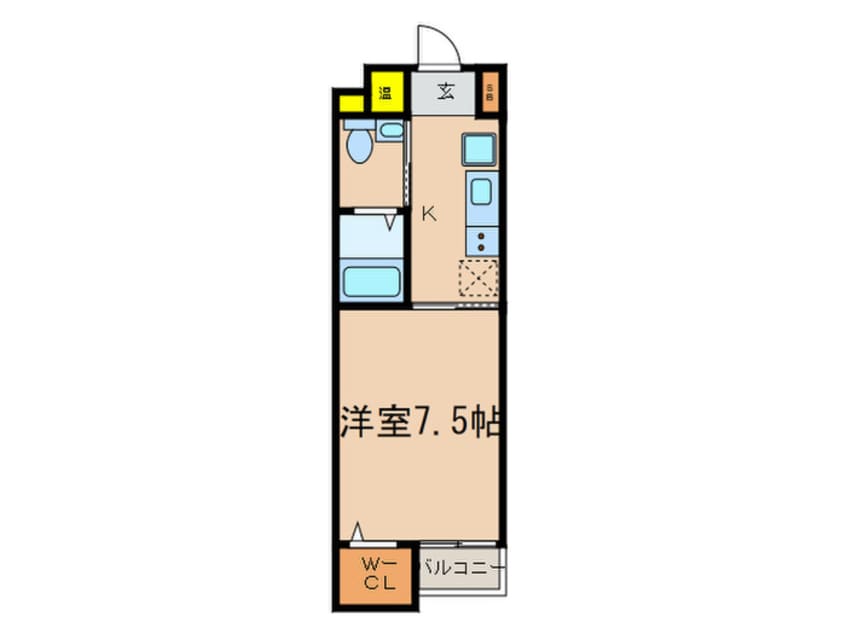 間取図 カルムアビタシオン宇治若森