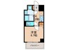 ＡＬＺＡ西本町 1Kの間取り