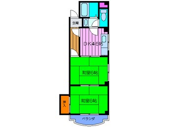 間取図 パレス東洋