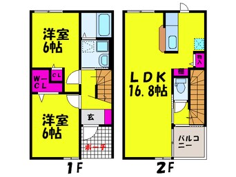 間取図 クレスト中