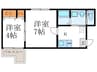 nico西京極 2Kの間取り