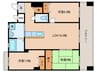 アスピア明石南館(1306) 3LDKの間取り