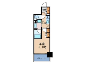 間取図 ザ・パークハビオ堂島