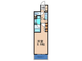 間取図 ザ・パークハビオ堂島