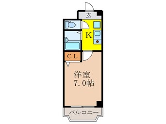 間取図 ﾉﾙﾃﾞﾝﾊｲﾑ東三国Ⅲ－Ａ棟