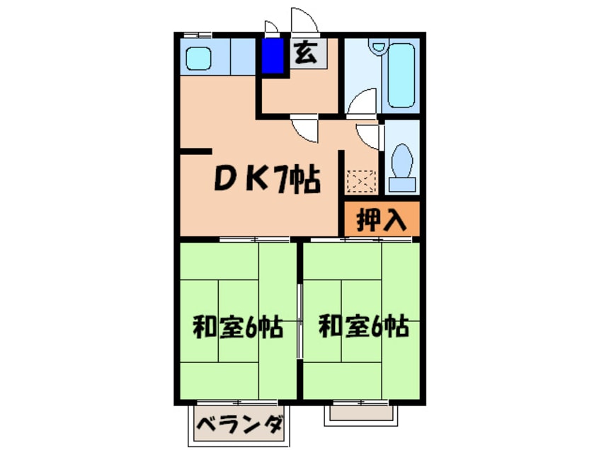間取図 ドミセ－ヌ