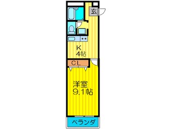 間取図 ロイヤルカーサ高瀬