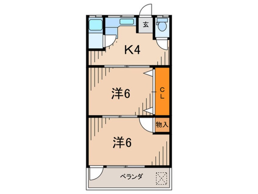 間取図 第２宝来マンション