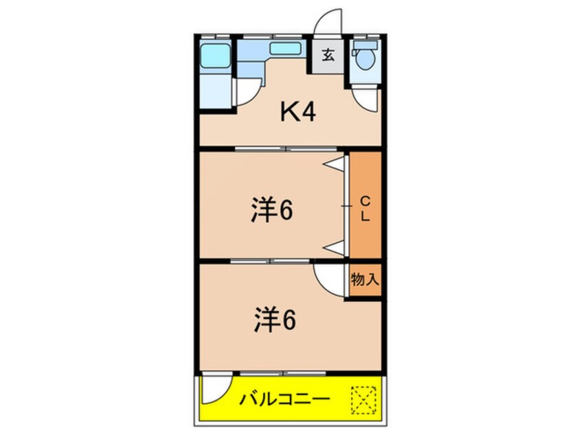 間取図 第２宝来マンション