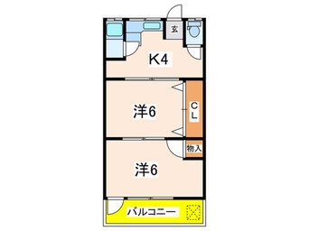 間取図 第２宝来マンション