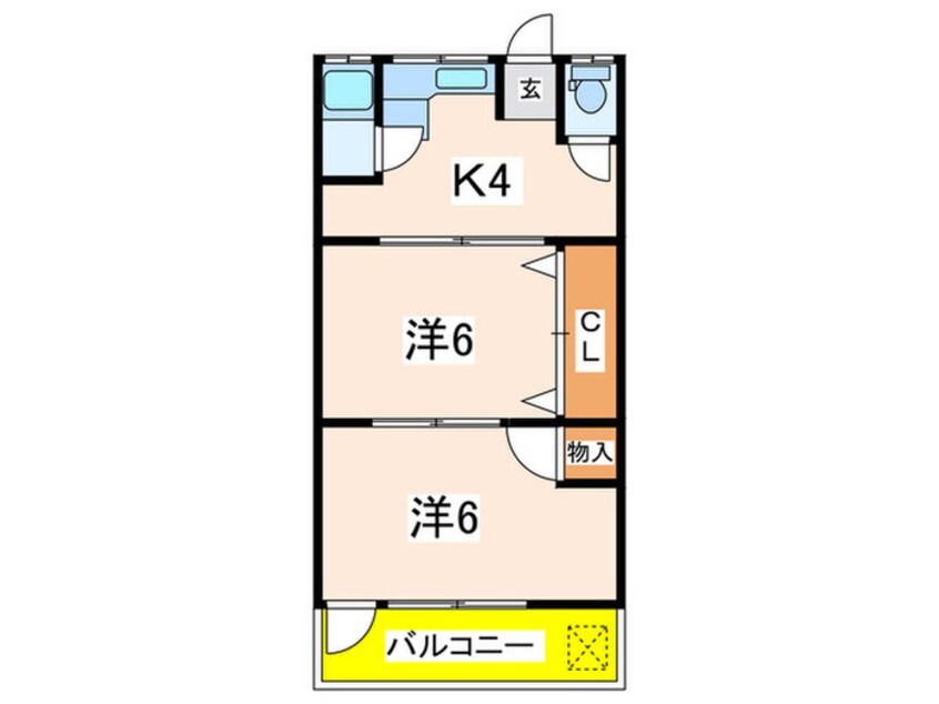 間取図 第２宝来マンション