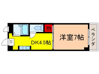 間取図 グランディ高槻Ⅱ