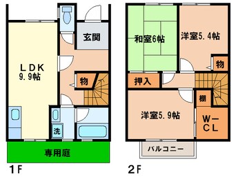間取図 フジパレス忠岡Ｂ棟