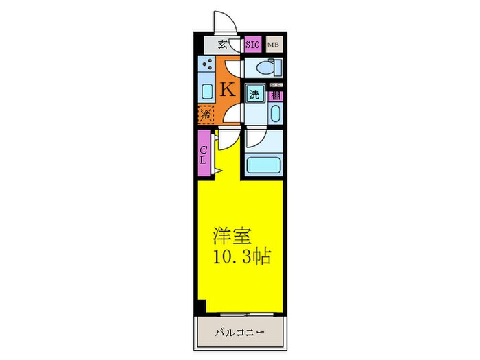 間取り図 ＣＡＬＭＥ高浜