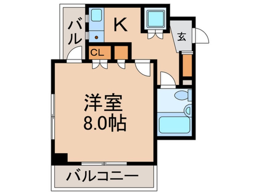 間取図 セントコ－ジア城北