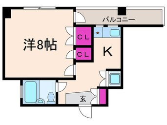 間取図 セントコ－ジア城北