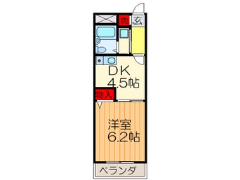 間取図 プルミエ－ル大西
