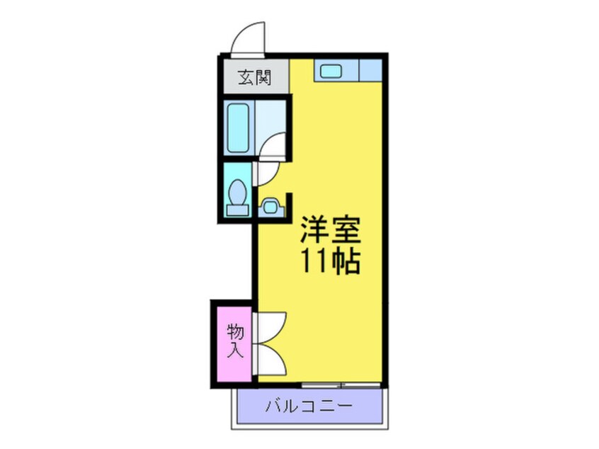 間取図 カサベルデ－柳