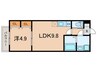 仮）ジーメゾン大久保フェリシェ 1LDKの間取り