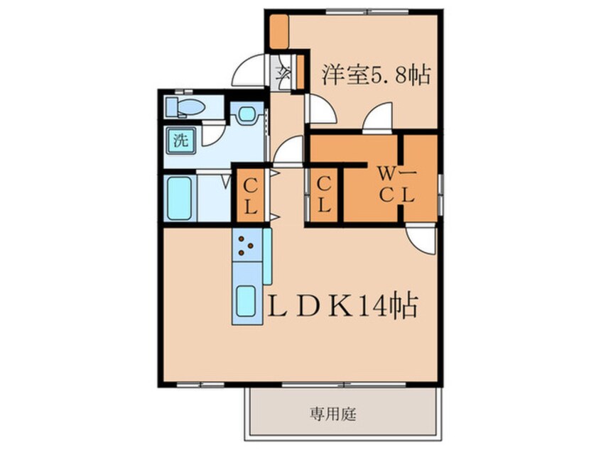 間取図 プラシーボ Uji B