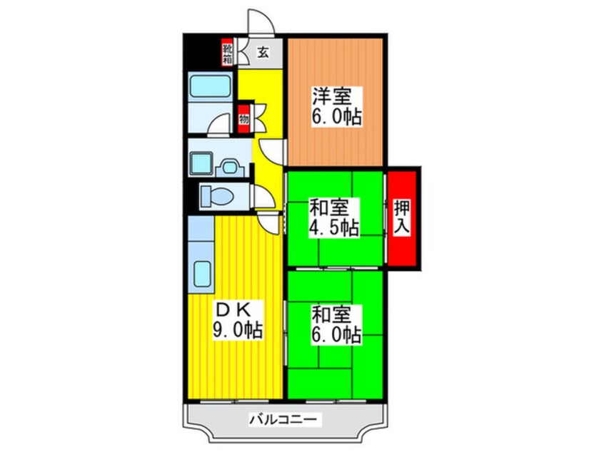 間取図 カ－サ・デ・エスペランサ