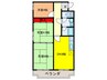 ロイヤル八尾 3DKの間取り