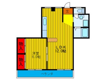 間取図 パ－クサイドブル－ム