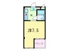 マンション吉田 1Kの間取り