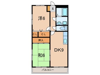 間取図 カ－サプレミ－ル