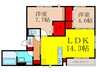 仮)vie leclat 2LDKの間取り