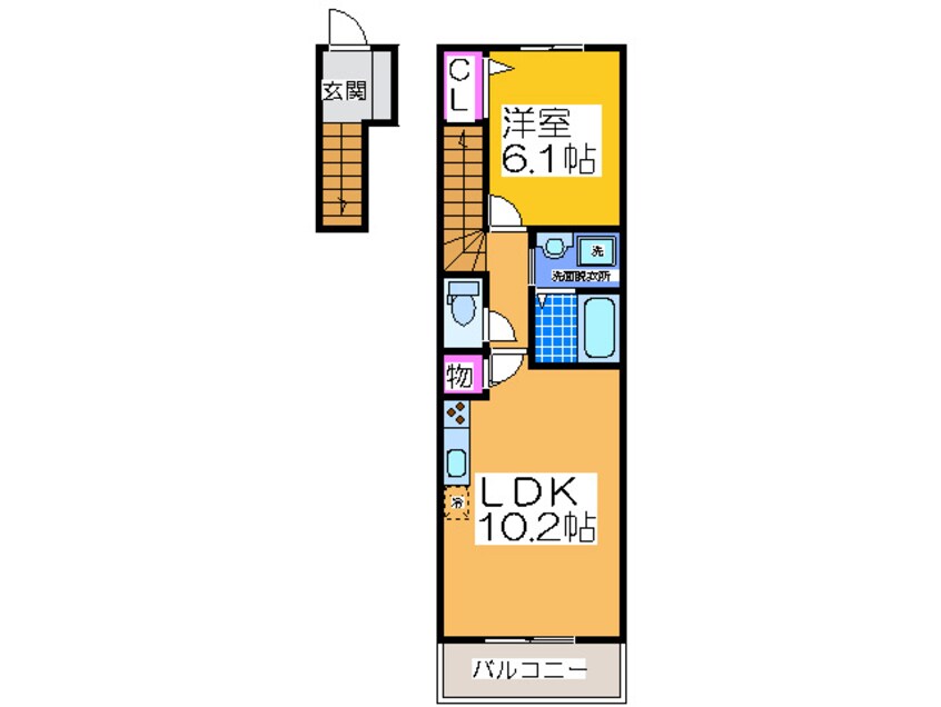 間取図 レジデンス ユタカ