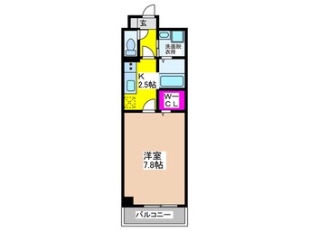 間取図 ｱﾝﾌﾟﾙｰﾙﾌｪｰﾙﾊﾞﾚﾙｺｰﾄ