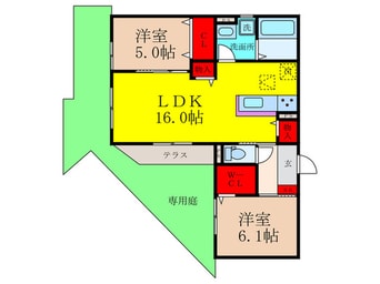 間取図 グリュック片山