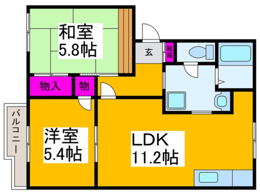 間取図 ファミールカーサ