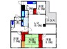 ヒルズコート刀根山 4LDKの間取り