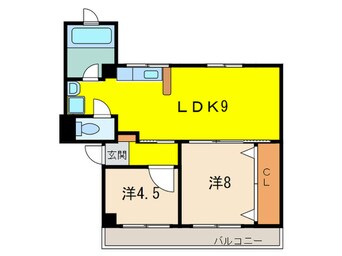 間取図 北野ハイツ