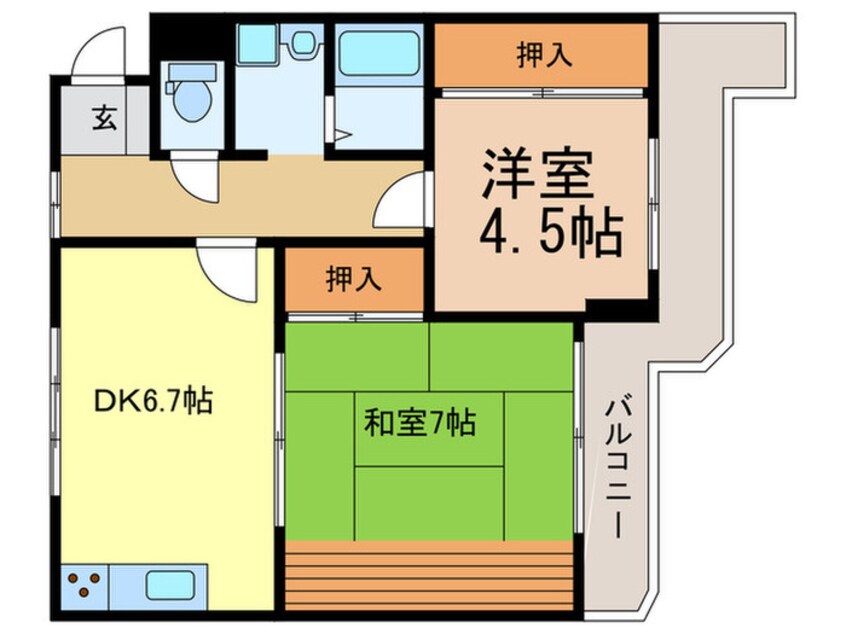 間取図 フォレストコート明石