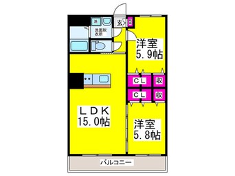 間取図 上瓦屋ファーストマンション