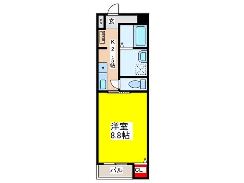 間取図 アムール八尾本町