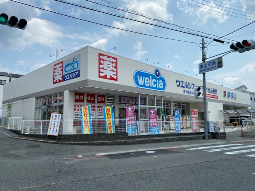 ウェルシア(ドラッグストア)まで1500m 中石切町5丁目11－31貸家