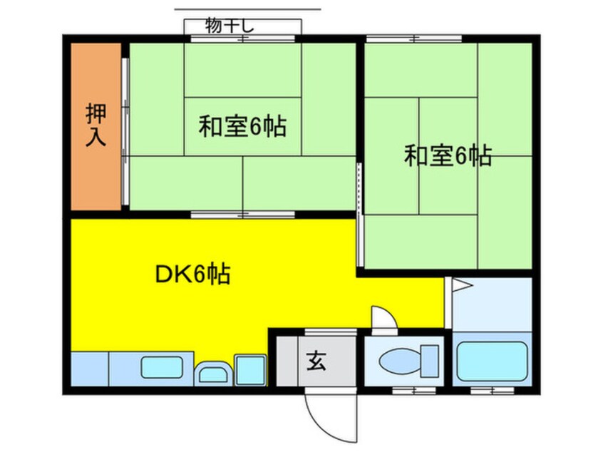 間取図 ハイツクリア