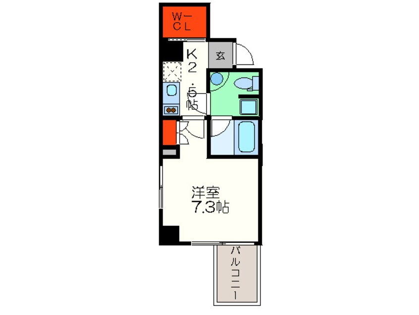 間取図 アーデン京町堀イースト