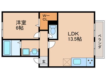 間取図 ハイカム－ル御供田