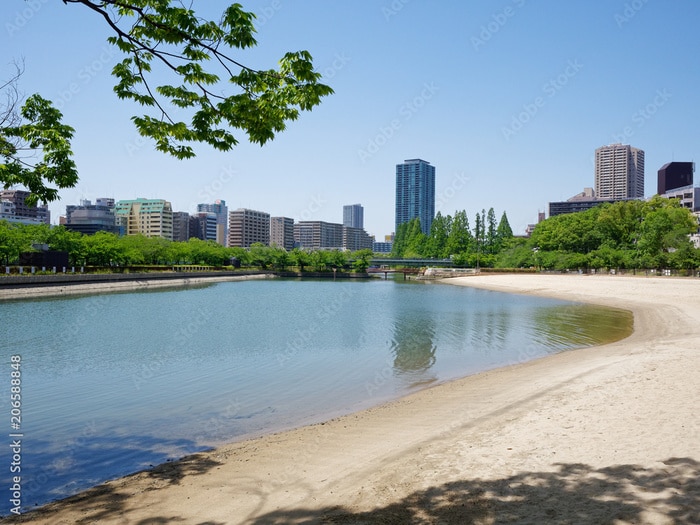 大阪ふれあいの水辺(公園)まで516m サンキャドマス扇町